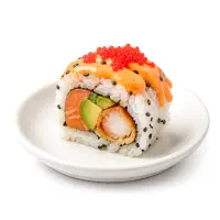 hot ura salmon tempura (6 pcs only)