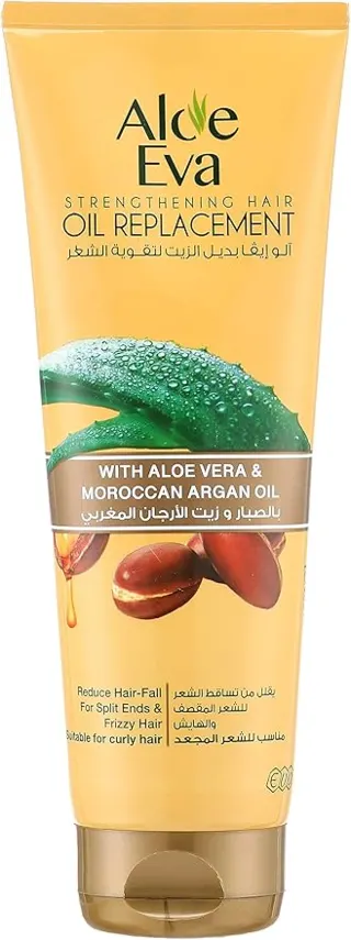 Aloe Eva Hair Oil Replacement with Aloe Vera and Moroccan Argan Oil 255ml