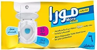 Mora non-stick toilet seat cover 25 pieces