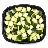 Chopped Cooking Zucchini