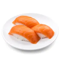 smoked salmon nigire
