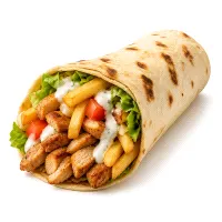 Chicken Shawarma with Fries