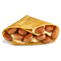 Sausage crepe