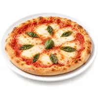 Small Margherita pizza