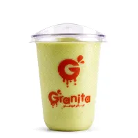 Avocado juice with milk and honey