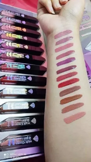 Cinematic Liquid Rouge Lip Kit 12 Pieces