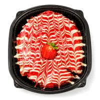 Wafel with Strawberry Sauce