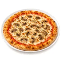Large mushroom pizza