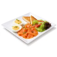 Boiled Eggs with Salmon