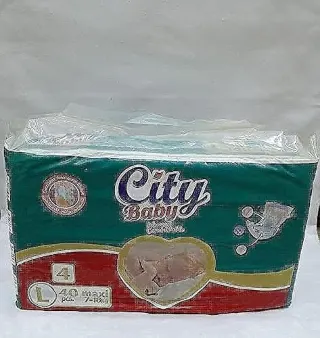 City Baby Diapers 40 Pieces Size 5