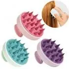 Silicone hair massage brush