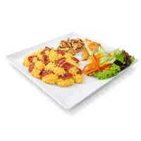 Scrambled Eggs with Pastirma