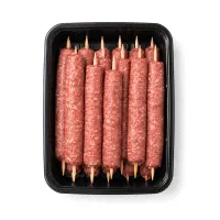 Meat skewer patties