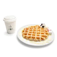 White Chocolate Waffle