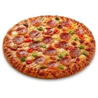 Oriental Salami Pizza