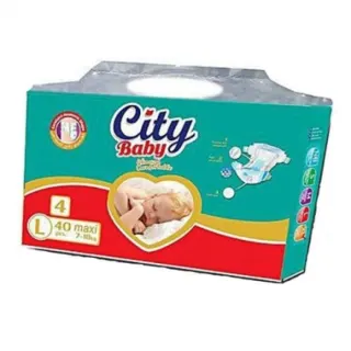 City Baby Diapers 40 Pieces Size 4