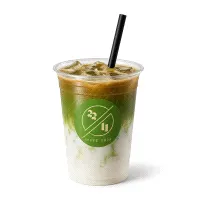 Iced dirty matcha