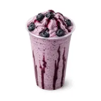 Blueberry milkshake