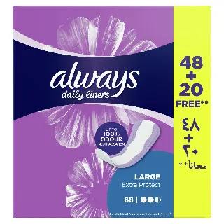 فوط يوميه حمايه اضافيه لارج 16 فوطه