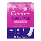 Carefree Plus Large 48 Pieces Fresh Scent