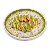 Pistachio Mini Pancakes