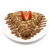 Nutella Crepe with Nuts