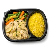 Chicken with lemon sauce