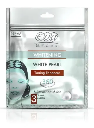 Eva Skin Clinic White Pearl Mask 3 Masks