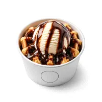 Waffle ice cream