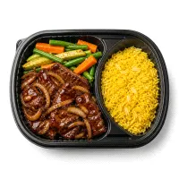 Barbecue sauce steak