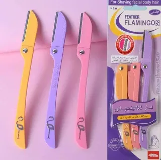 Flamingo eyebrow razors high copy