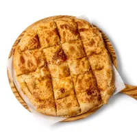 Sausage pie in the middle