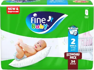 Fine Baby Small Diapers Size 1 21 Pieces