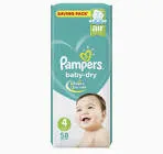 Pampers Size 4 58 pcs