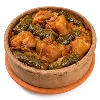 Cow Trotters with Grape Leaves Casserole