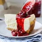 Cheesecake with Sauce