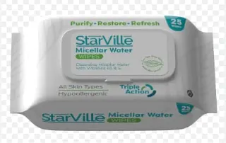 Starville Makeup Remover Wipes 25 Count