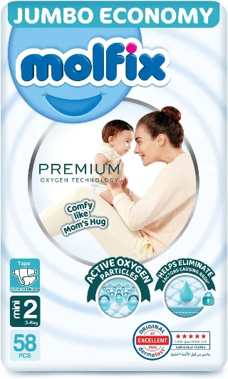 Molfix Premium Size 2 58 Pieces