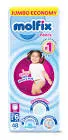 Molfix size 6 pants 60 pieces
