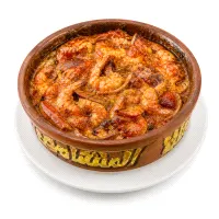 Shrimp shell casserole
