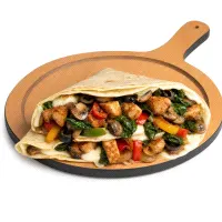 Chicken fajita crepe