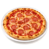 Small salami pizza