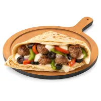Meatball crepe