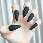 Brown colored nails