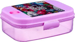 Bubbles Smart Lunch Box Purple (Fork + Spoon) 250 EGP
