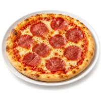 Salami pizza medium