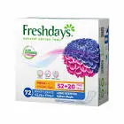 Fresh Days Long Scented Daily Pads 52+20pcs