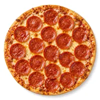 Small salami pizza