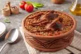 Freik with pigeon stew