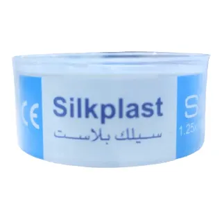 سيلك بلاست بلاستر 1.25 سم ازرق 1 قطعة
